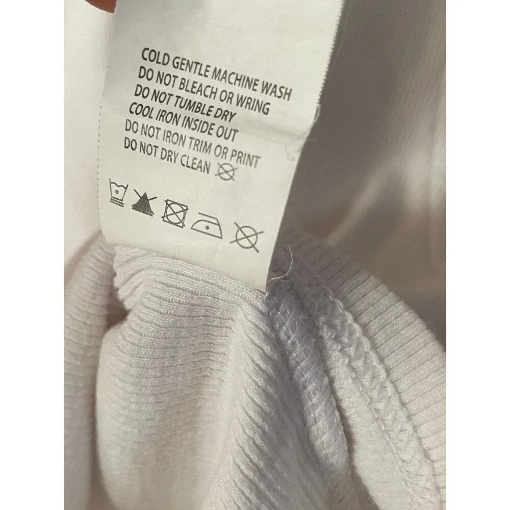 Supré White Mock Neck Crop Top Size S
